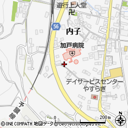 愛媛県喜多郡内子町内子776周辺の地図