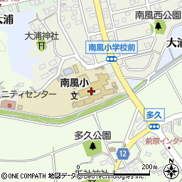 糸島市立南風小学校周辺の地図