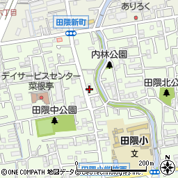 奥川畳店周辺の地図