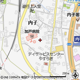 愛媛県喜多郡内子町内子827周辺の地図