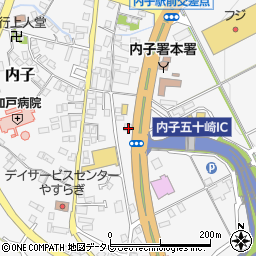 愛媛県喜多郡内子町内子1176周辺の地図