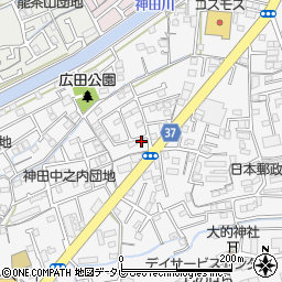 高知県高知市神田744-19周辺の地図