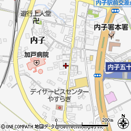 愛媛県喜多郡内子町内子834周辺の地図