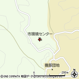 大洲市役所　環境センター周辺の地図