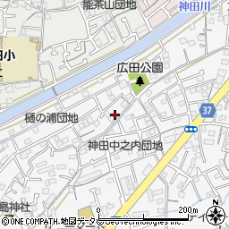 高知県高知市神田539-9周辺の地図