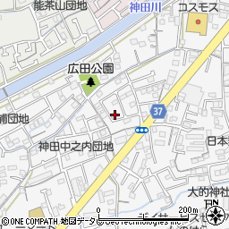 高知県高知市神田744-18周辺の地図
