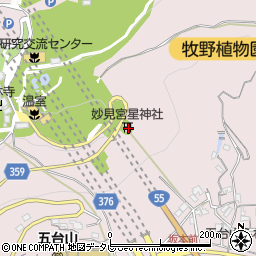 高知県高知市五台山4157周辺の地図