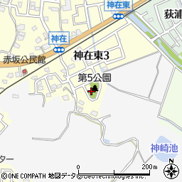 福岡県糸島市神在東3丁目8周辺の地図