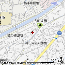 高知県高知市神田539周辺の地図