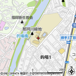 福岡市立横手中学校周辺の地図