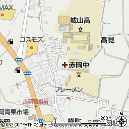 高知県香南市赤岡町高見周辺の地図