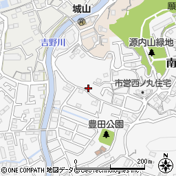 豊田ハウス周辺の地図