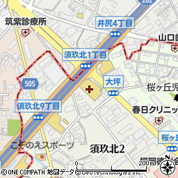 コジマ×ビックカメラ福岡春日店周辺の地図