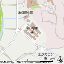 糸口学園周辺の地図