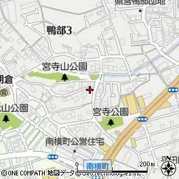 宮寺山3号緑地周辺の地図