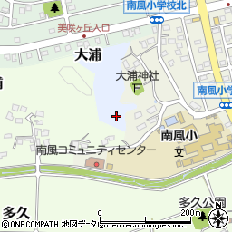 福岡県糸島市大浦周辺の地図
