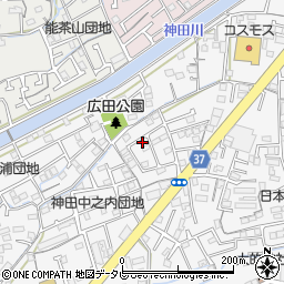 高知県高知市神田744-3周辺の地図