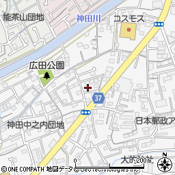 高知県高知市神田733-5周辺の地図