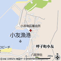 佐賀玄海漁業協同組合　小友支所周辺の地図