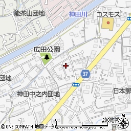 高知県高知市神田744-7周辺の地図