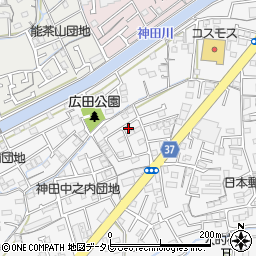 高知県高知市神田744-2周辺の地図