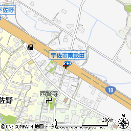 南敷田周辺の地図