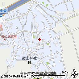 福岡県糸島市有田中央周辺の地図