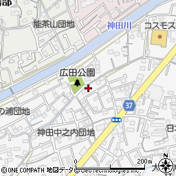 高知県高知市神田741周辺の地図
