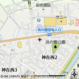 松屋糸島店周辺の地図