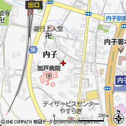 愛媛県喜多郡内子町内子808周辺の地図