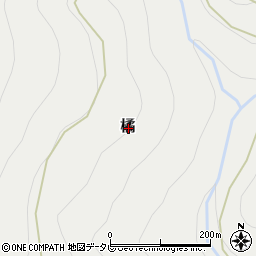 高知県吾川郡仁淀川町橘周辺の地図