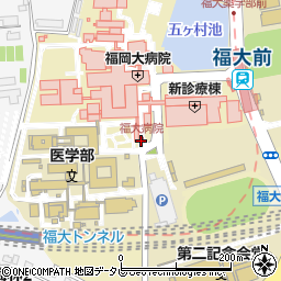 福大病院周辺の地図