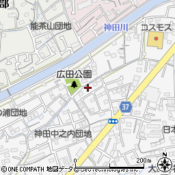 高知県高知市神田741-1周辺の地図