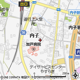 愛媛県喜多郡内子町内子811周辺の地図
