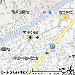 高知県高知市神田741-7周辺の地図