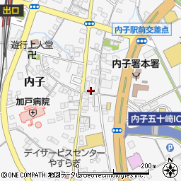 愛媛県喜多郡内子町内子881周辺の地図