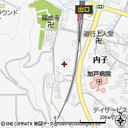 愛媛県喜多郡内子町内子417周辺の地図