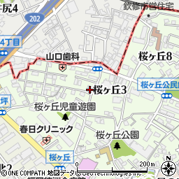 パンシオン桜ケ丘周辺の地図