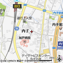 愛媛県喜多郡内子町内子805周辺の地図