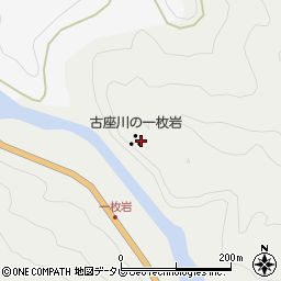 古座川の一枚岩周辺の地図