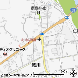 ローソン伊野町波川店周辺の地図