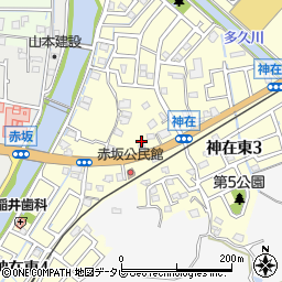 福岡県糸島市神在東周辺の地図