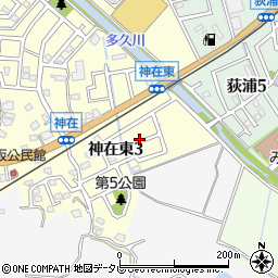 福岡県糸島市神在東3丁目4周辺の地図