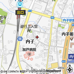 愛媛県喜多郡内子町内子893周辺の地図