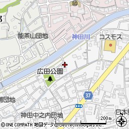 高知県高知市神田555周辺の地図