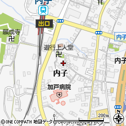 愛媛県喜多郡内子町内子800周辺の地図