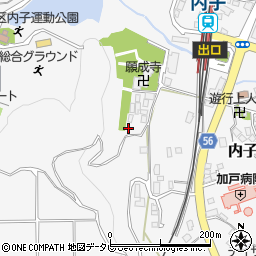 愛媛県喜多郡内子町内子405周辺の地図
