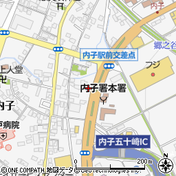 愛媛県喜多郡内子町内子1157周辺の地図