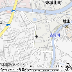 高知県高知市東城山町164周辺の地図