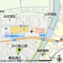 １００円ショップミーツ加布里店周辺の地図